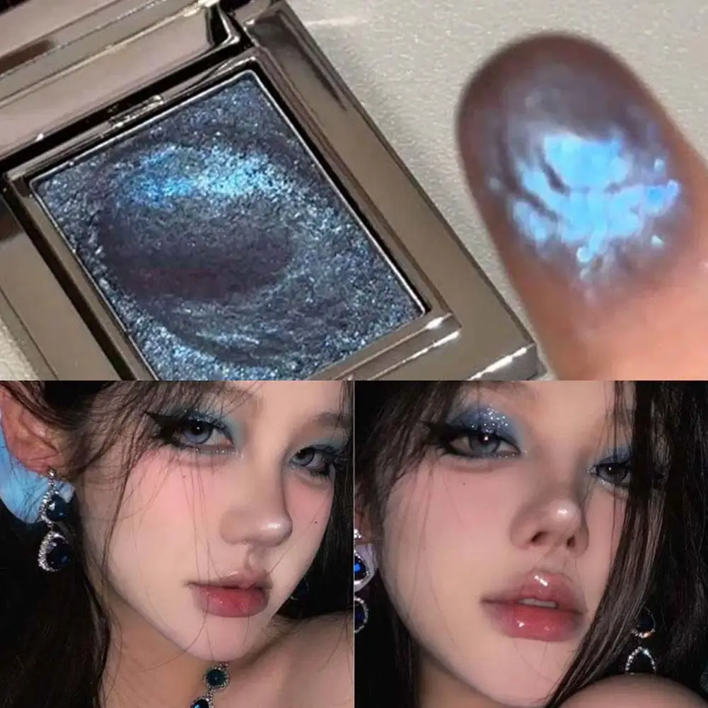 カメレオン スモーク ブルー アイシャドウ プレート メタリック ブロンズ グリーン パープル ダイヤモンド ブライトニング マッシュポテト グリッター ハイライター