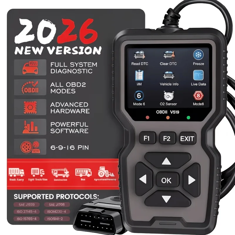 

V519 Car Obd2 Scanner Diagnostic Tool Code Reader with Real-Time Battery Voltage Testing car diagnostic tool obd
