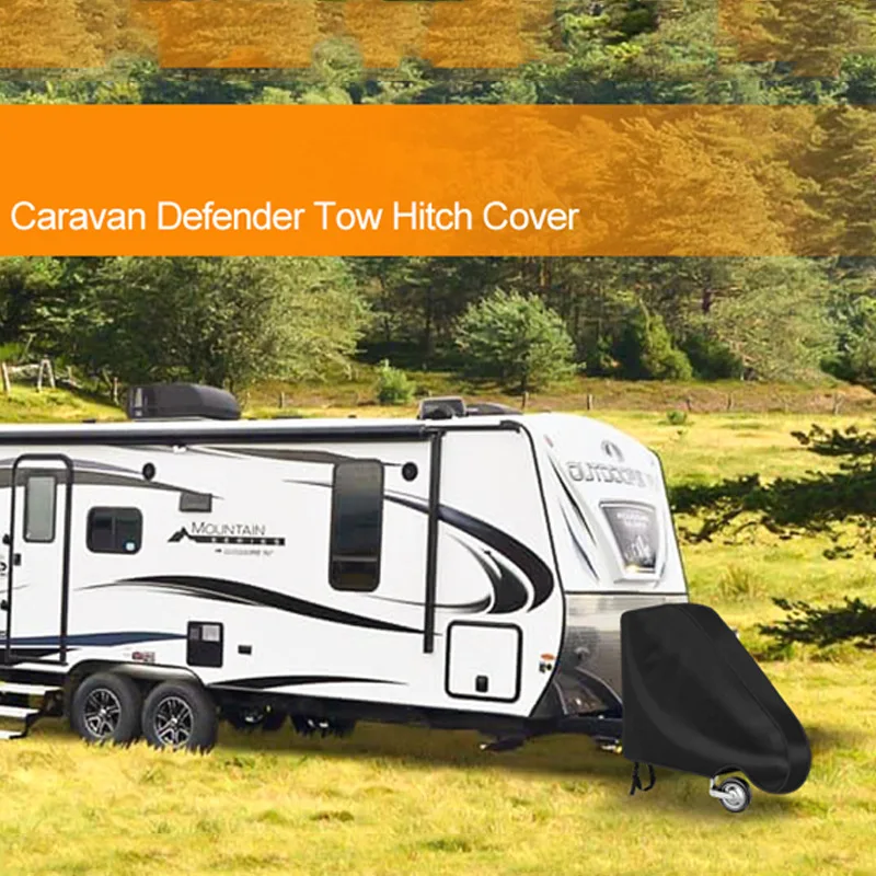 RV and Trailer Hitch Cover, Fully Waterproof Trailer Lock Coupler Cap Protector, RV and Trailer Cover