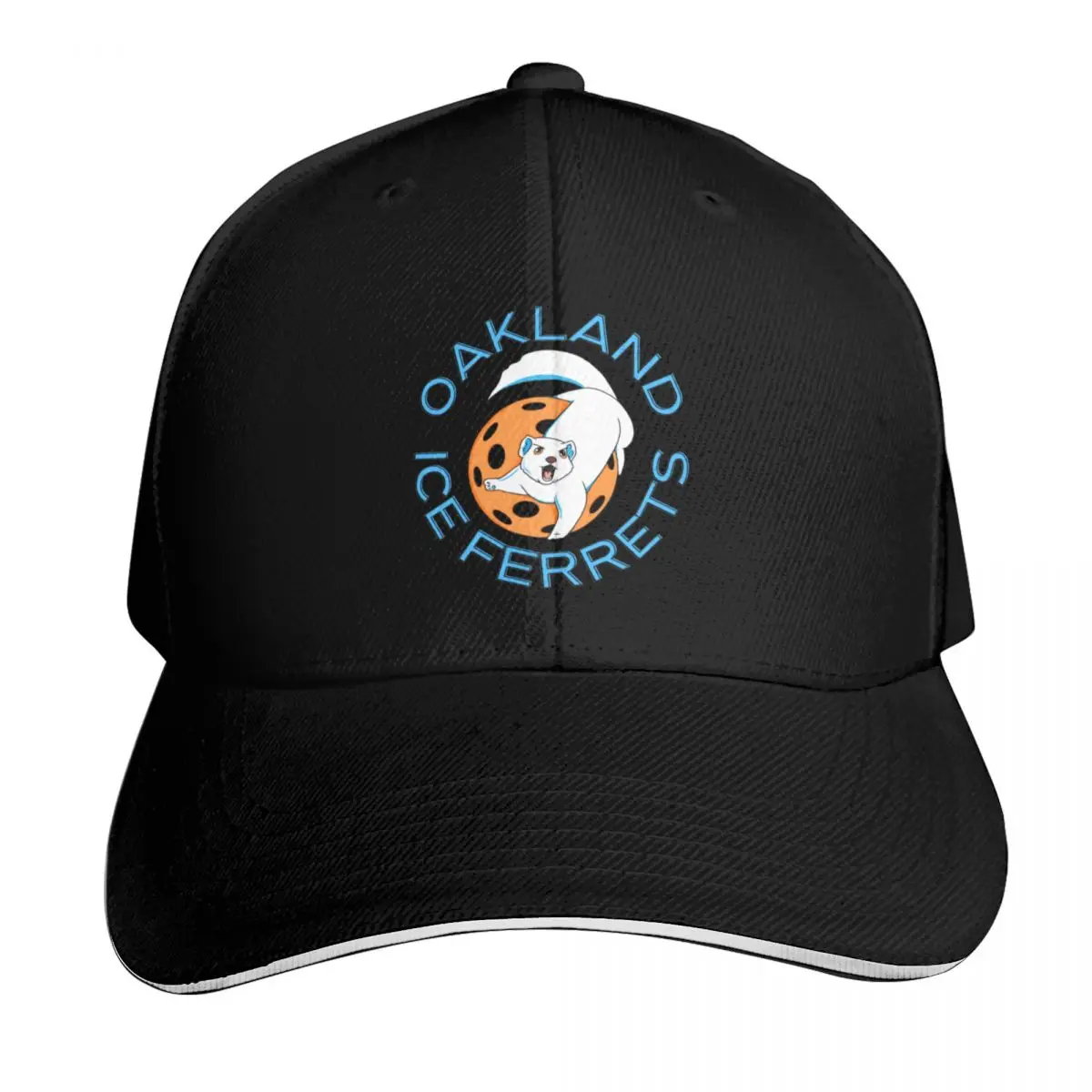 Oakland Ice Ferrets Baseball Cap Low Profile Unstructured Unisex for Men Women Outdoor Golf Running Hiking