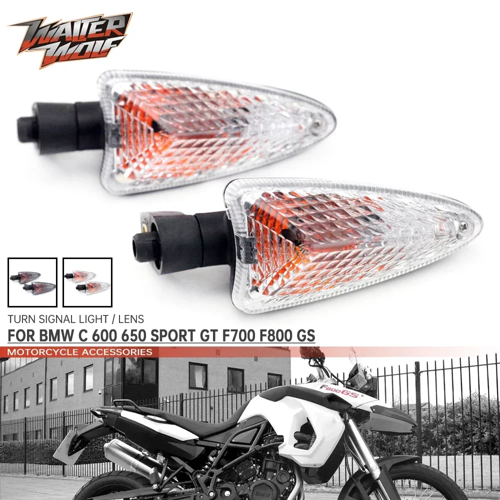 S1000RR Turn Signal Light For BMW S1000 R/XR F800GT F700 F800 GS GT ADV C650 R NINE T HP4 Motocycle Indicator Blinker Lamp Lens