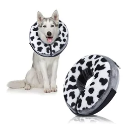 Protective Inflatable Dog Cat Collar Soft Pet Recovery Collar Elizabethan Collar for Small Large Dogs Not Block Vision E-Collar