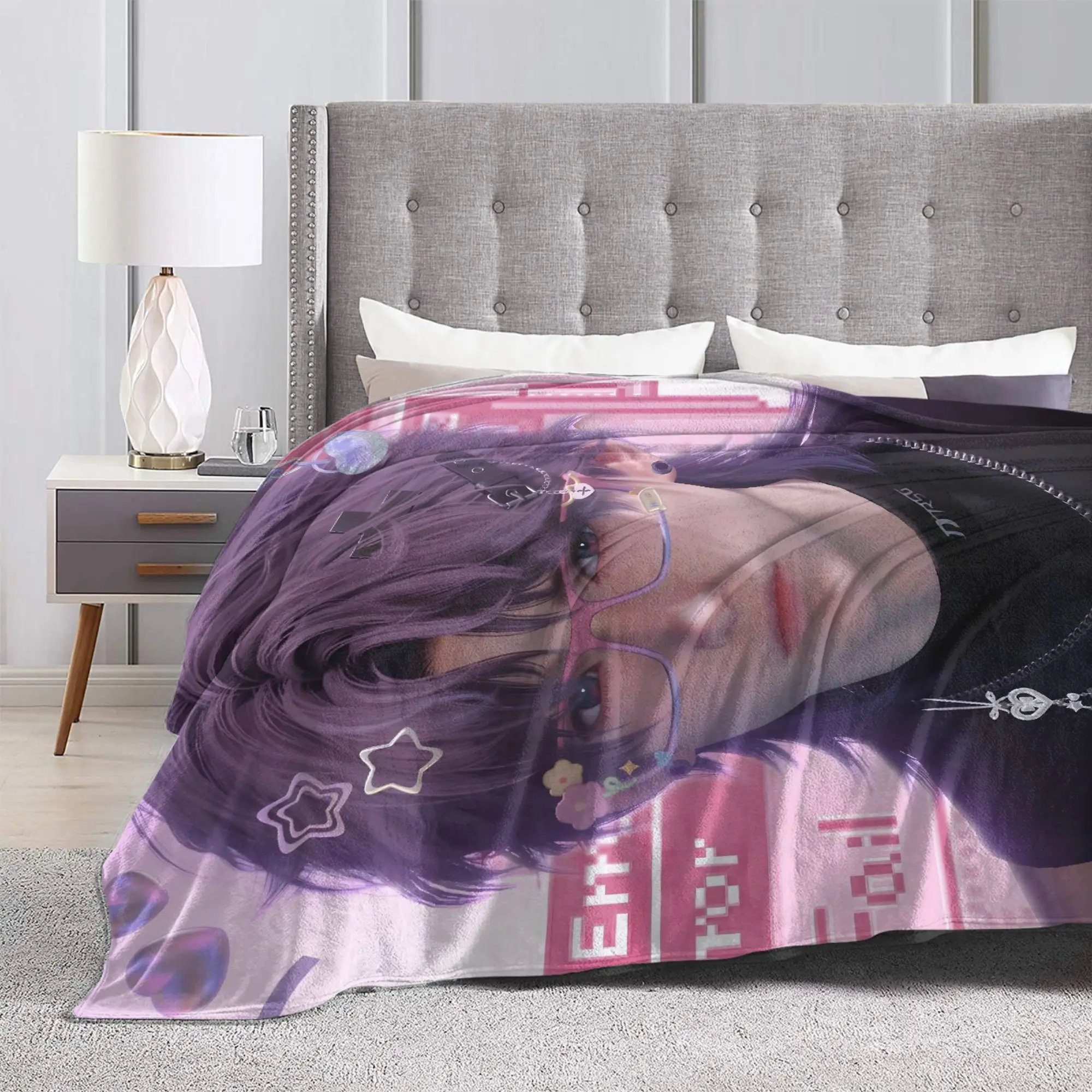 الحب والمساحة العميقة رافاييل البطانيات المرجان الصوف أفخم الديكور تنفس فائقة النعومة رمي البطانيات للمنزل سيارة لحاف