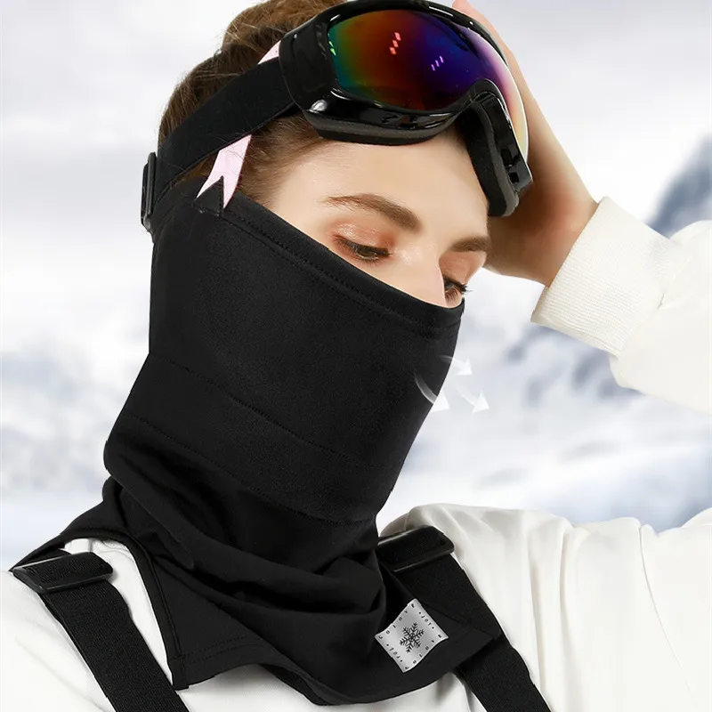 Outdoor Ski Mountaineering Face Mask Cover Windproof Motorcycle Warm Breathable Bandana Neck Gaiter Fishing Riding  Scarf