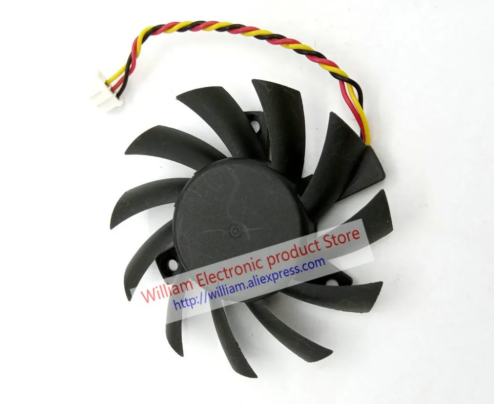 New Original for MSI graphics cooling fan diameter 6.5cm pitch 4.0cm 12V 0.35A PLA07010S12H