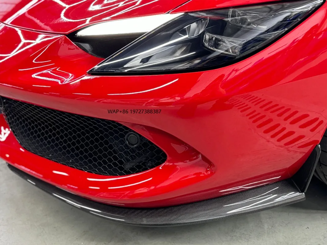 

296 Auto Parts OEM Style Dry Carbon Fiber Front Bumper Front Automotive Accessories Lip Spoiler for 296