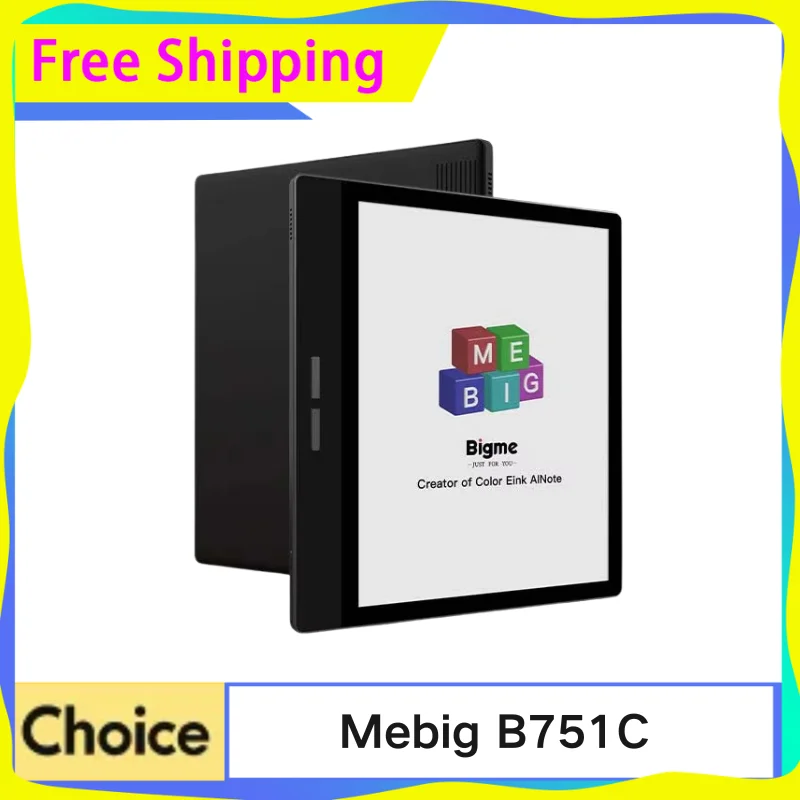 Bigme B751C color eink screen e-book 7-inch reader electronic paper book reading e Ink ebook ereader tablet