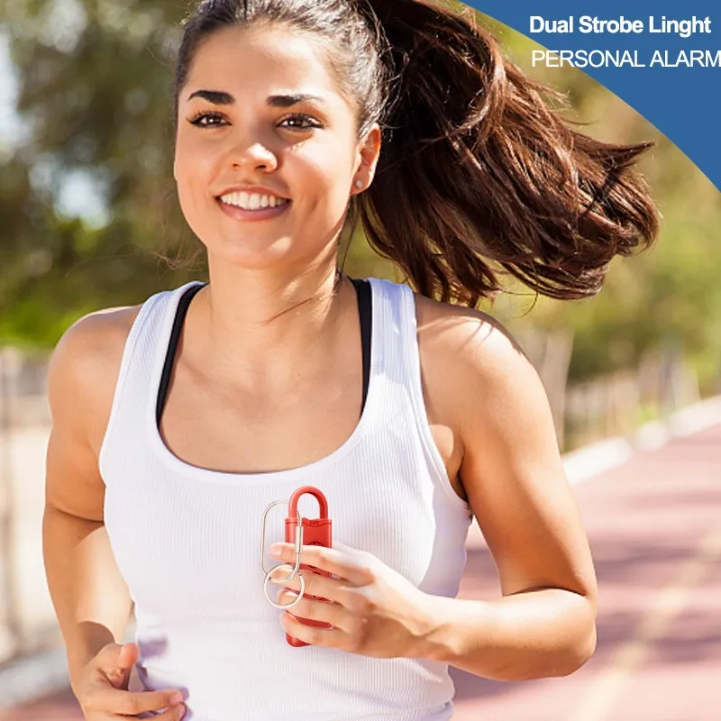 إنذار محمول مضاد للسرقة والذئب للنساء، حجم كبير، ضوء فلاش مزدوج، جهاز آمن للدفاع عن النفس للأطفال #5