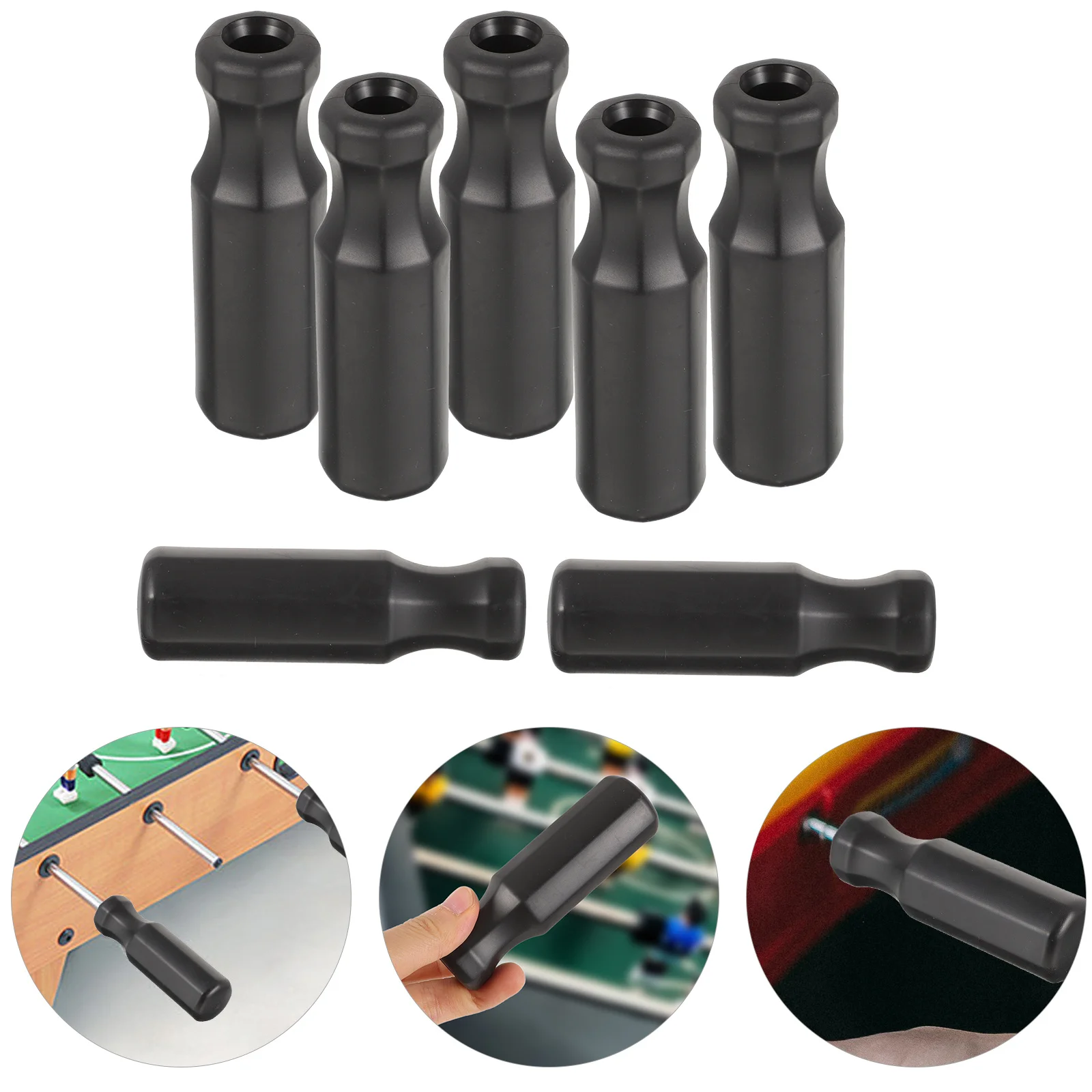 8 قطعة مقابض آلة كرة القدم قابلة للاستبدال Tpr المضادة للانزلاق فووسبالل القبضات تصميم مريح الجدول كرة القدم استبدال أجزاء #4