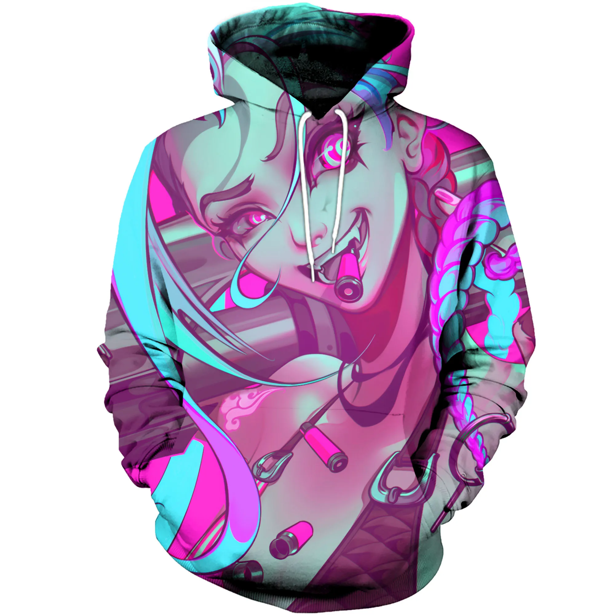 2023 Arcane League of Legends Hoodie Men Women Fashion Coat Jinx 3D Print Hoodies Kids Boy Girl Coat Hip Hop Hooded Sweatshirts