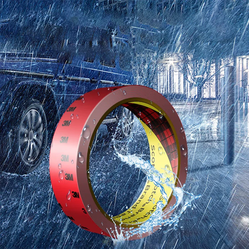 3M CP5112 Double-Sided Tape Automotive Foam Gray Waterproof High Temp Strong Non-Trace