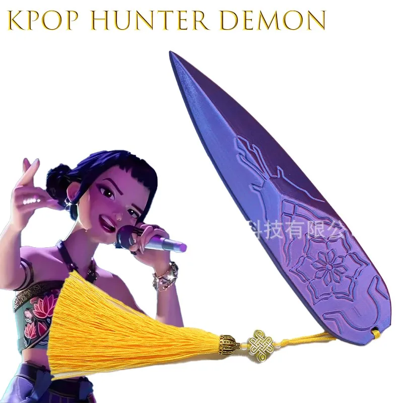ADemon Hunter Lights Dart WeapOons Kpop Hunter Demon Zoey Costume Props for Girl Carnival Party Supplies Zoey Halloween Carnival
