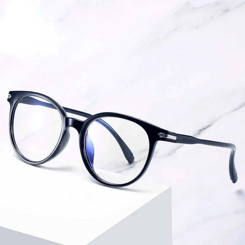 

Anti Blue LightTransparent Computer Glasses Frame Women Round Eyewear Blocking Glasses Optical Spectacle Eyeglass clear glasses