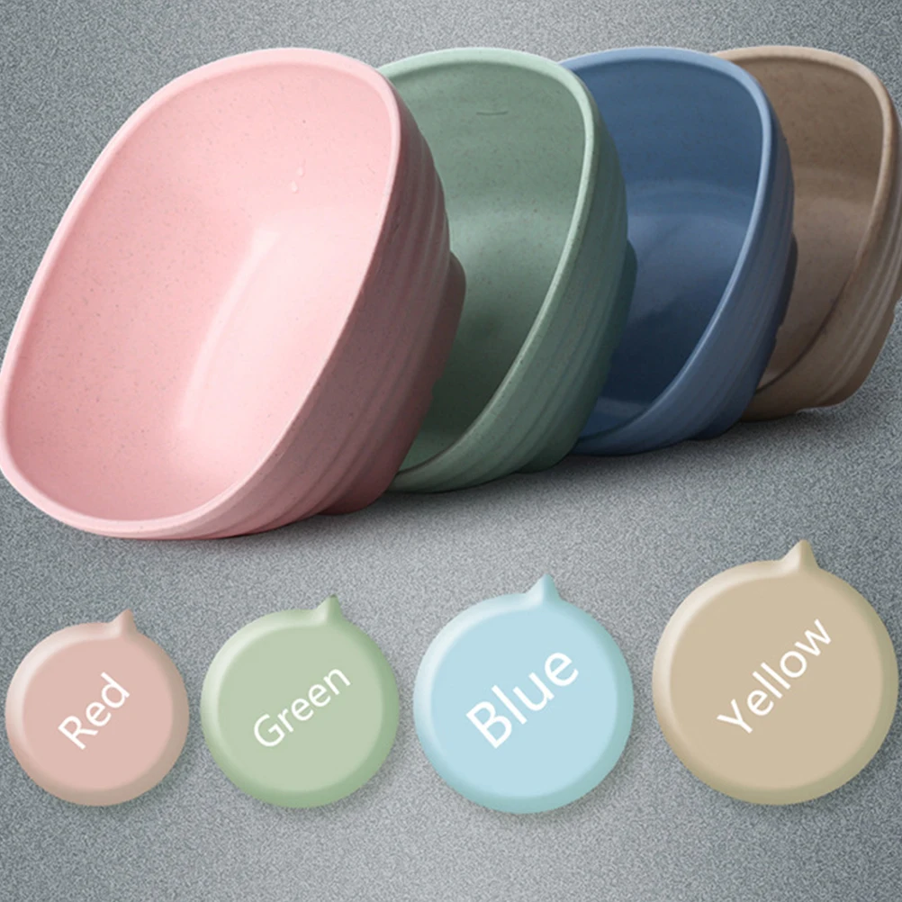 

3 Beautiful Bowls Lightweight Smooth Edges Fiber Bowl Kids Safe Microwave Dishwasher Freezer Friendly