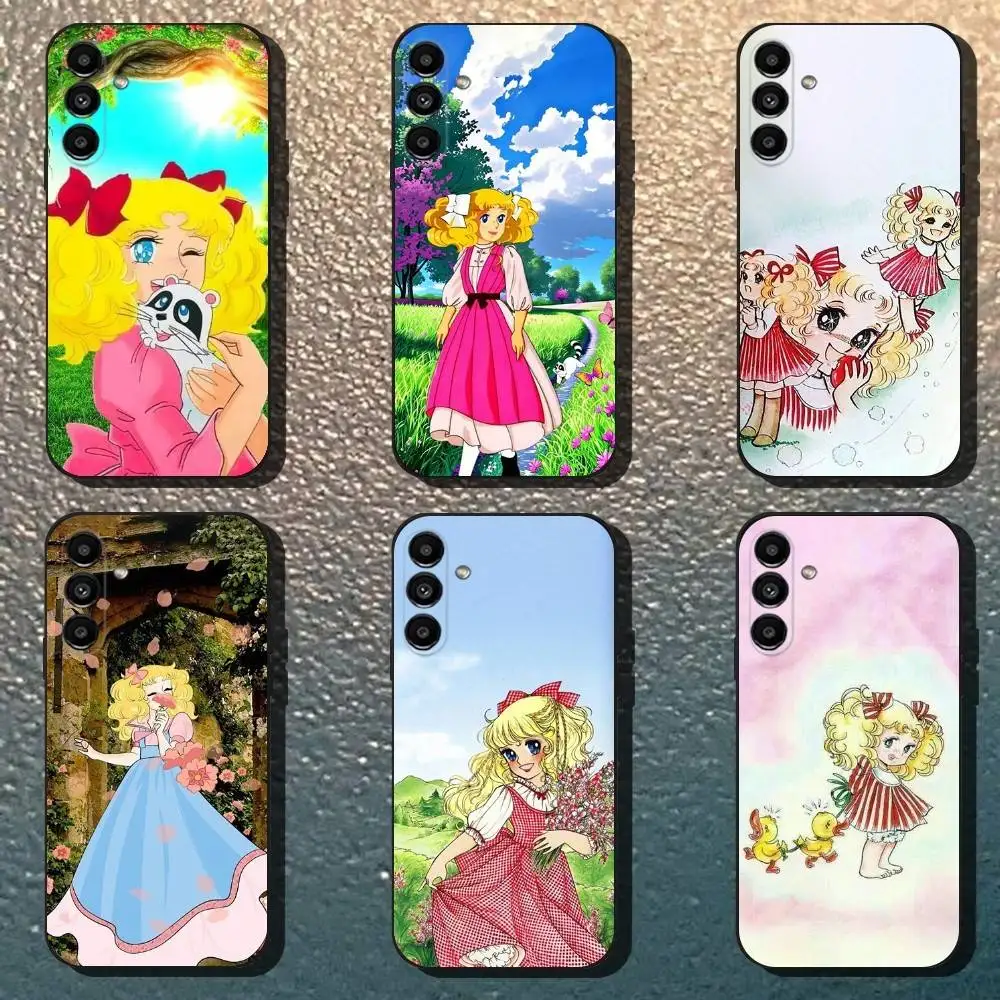 

Candy C-Candy Phone Case For Samsung Galaxy A13,A21s,A22,A31,A32,A52,A53,A71,A80,Soft Black Shell