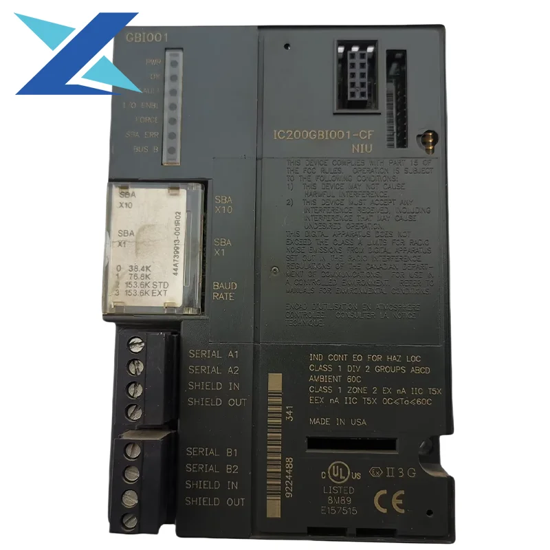 

Brand New Original IC200GBI001 Programmable Logic Controller PLC Module Ic200gbi001