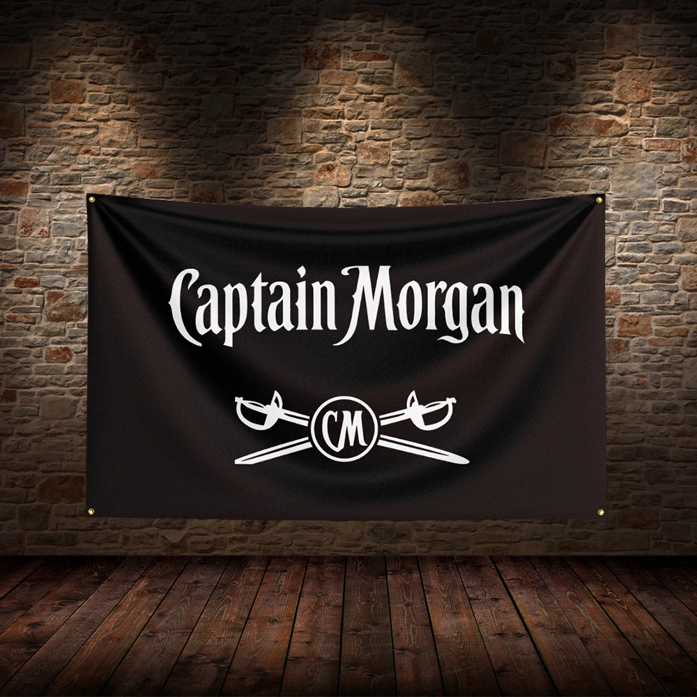 3x5 Ft C-Captains  Flag Polyester Printed Beer Wine Flags for Room Garage Decor