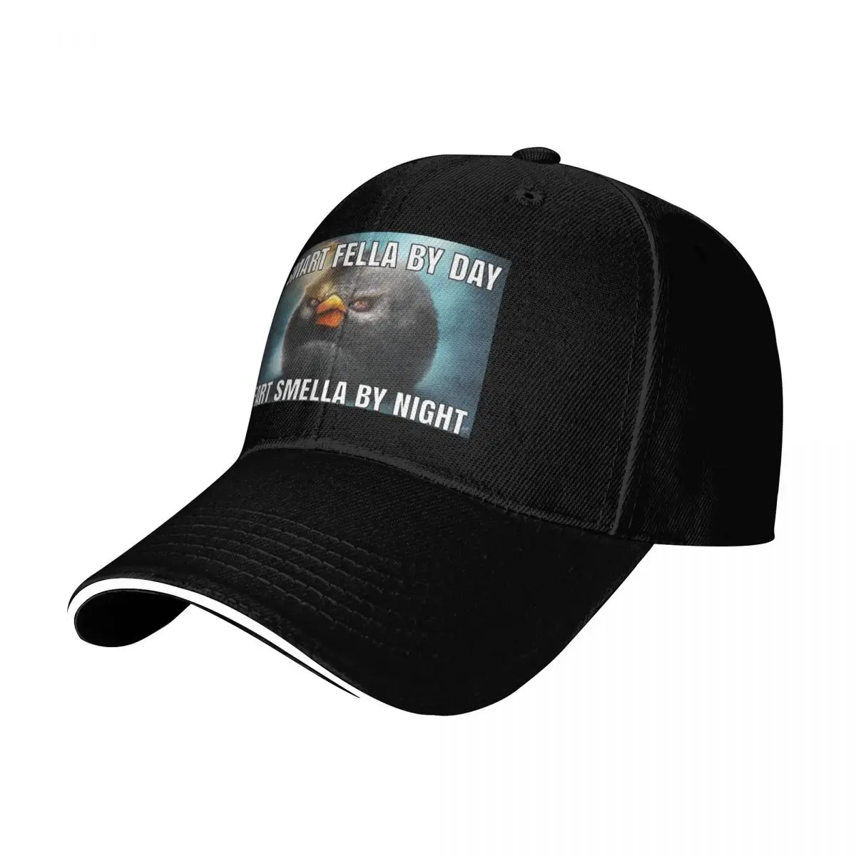 smart fella by day fart smella by night Baseball Cap Lightweight Packable Gift for Him Her Casual Daily Wear