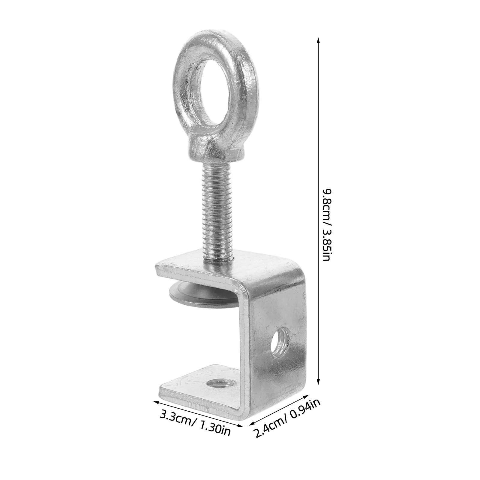 Stainless Steel C Clamp with Reinforced Frame for Precision Alignment Bonding Gluing and Temporary Fastening in Metalworking - view 4