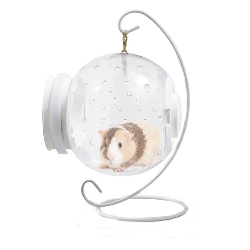 Round Birdcages Portable Small Pets Cage Classic Bird Carrier Clear View Crystal Palace Round Cage For Small Birds Wedding Party