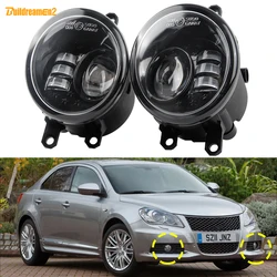 2 pezzi auto LED lente fendinebbia gruppo guida lampada DRL 30W per Suzuki Kizashi (FR) berlina 2010 2011 2012 2013 2014 2015 2016