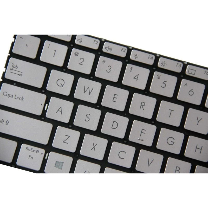 US Replacement Keyboard With Backlit for Asus ZenBook 14 UX425E UX425EA UX425JA UX425IA UM425IA Series silvery