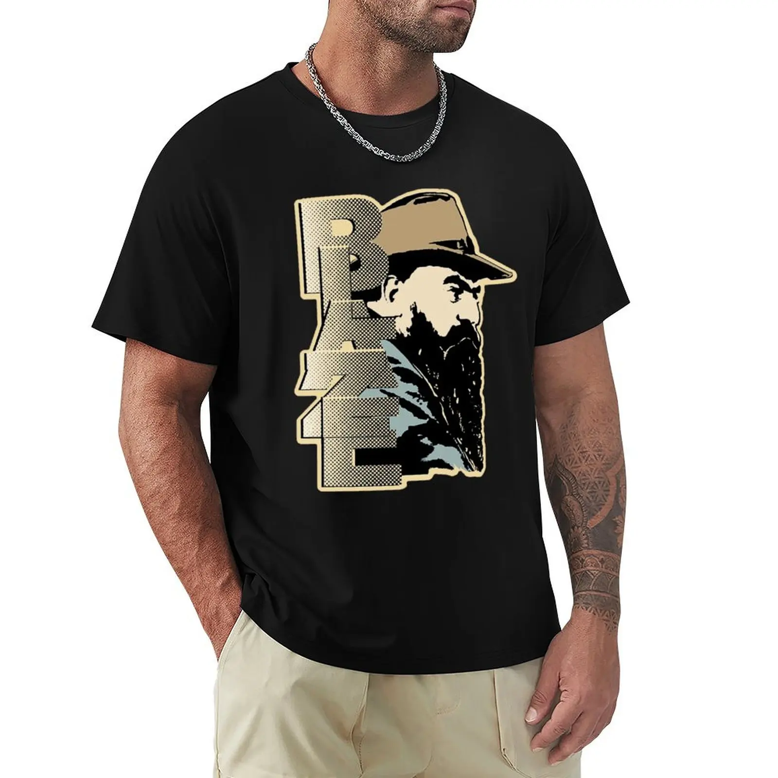 Townes van Zandt Blaze T-Shirt Breathable Basic Cotton T-Shirt
