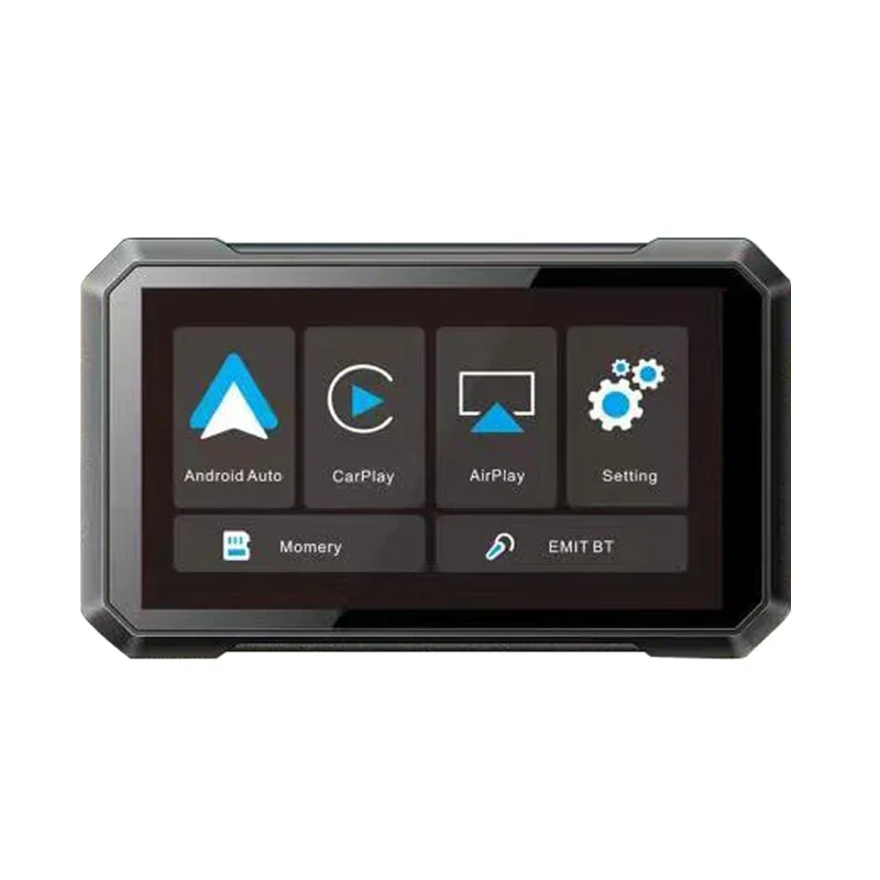 Original R&D Hot Sale Motorcycle GPS Navigator 7 Inch Waterproof Motorcycle Navigator External Touch Screen Carplay/Android Auto