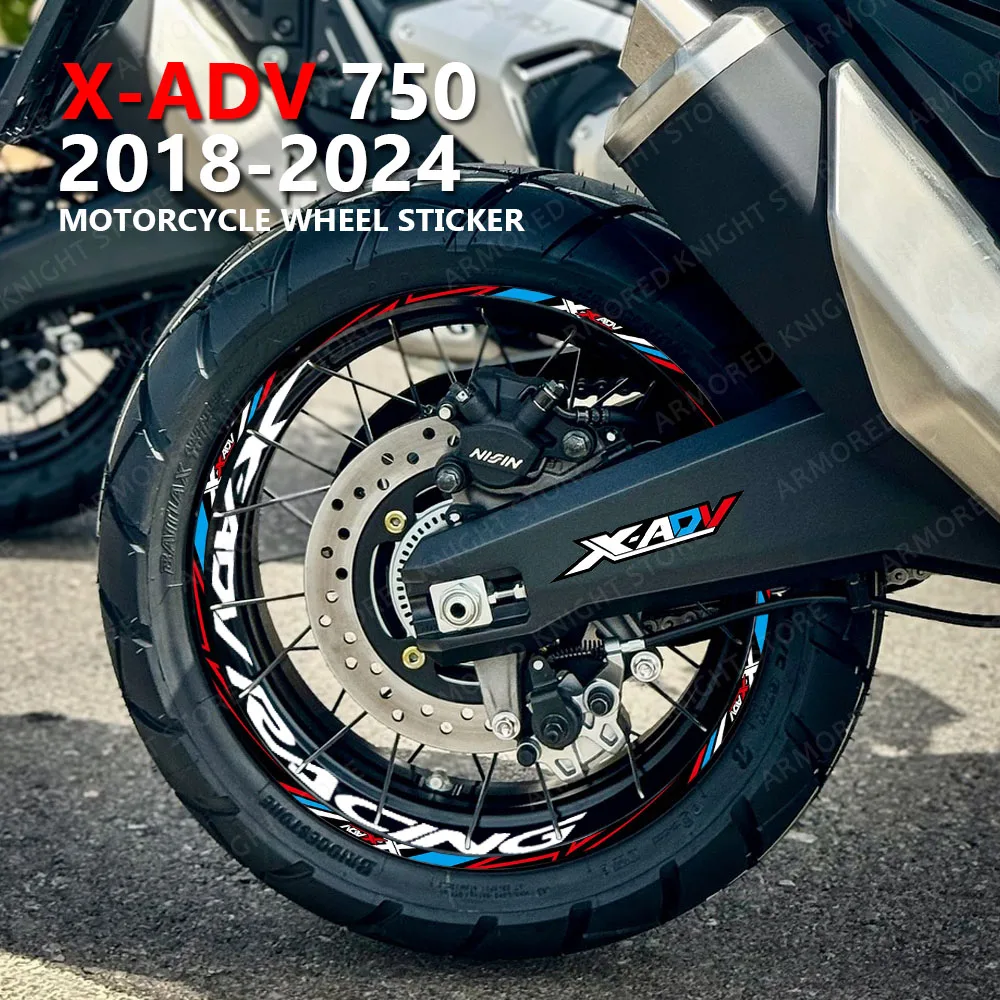 

Аксессуары xadv 750 мотоциклетная Светоотражающая Защита Передняя и задняя наклейка обод колеса для Honda XADV 750 2018 - 2022 2023 2024