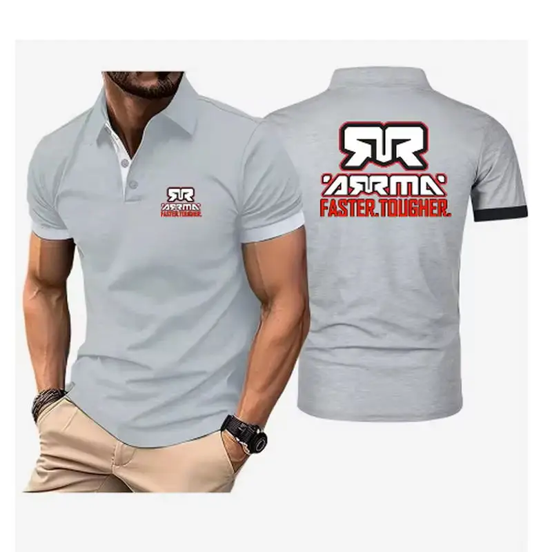 ARRMA Rc The new men's Polo in this collection is suitable for summer and features printed designs T shirt