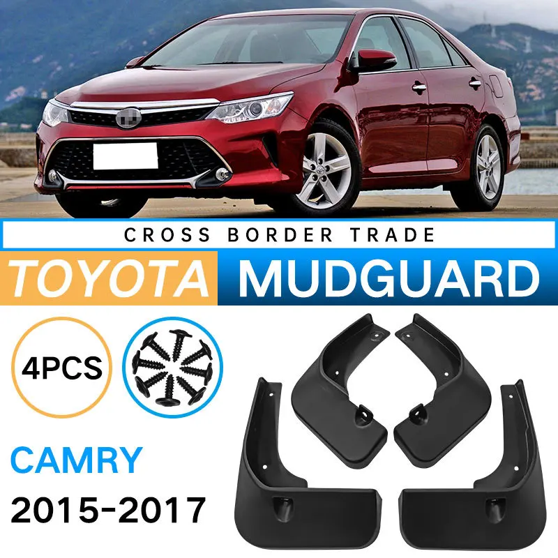 Car Exterior Accessories for Toyota Camry 2015-2017 Mud Flaps Splash Guards Mudguards Fender Mud Flap Wheel Protector