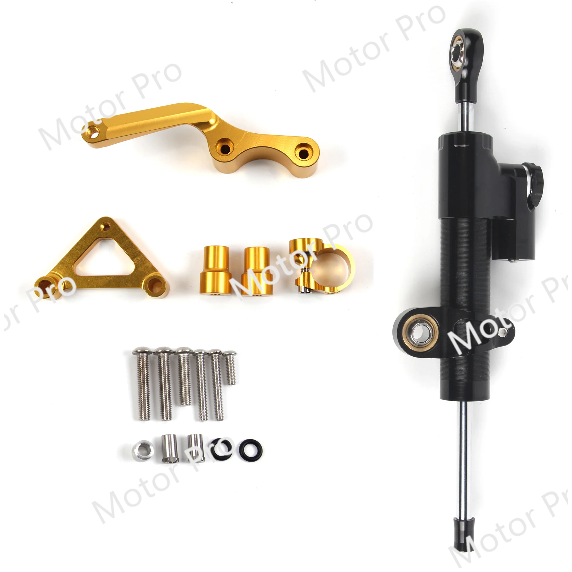 For Ducati 696 795 796 Steering Damper Stabilizer Support Bracket Motorcycle Accessories CNC Aluminum GOLD BLACK SILVER