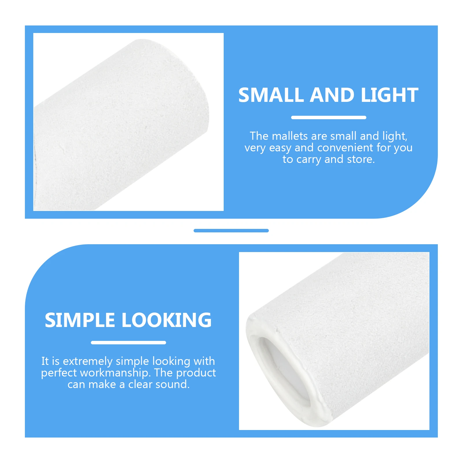 

1 set Sheepskin Music Mallet Clear Sound Portable Singing Bowl Accessory Buddha Sound Stick Tibetan Striker