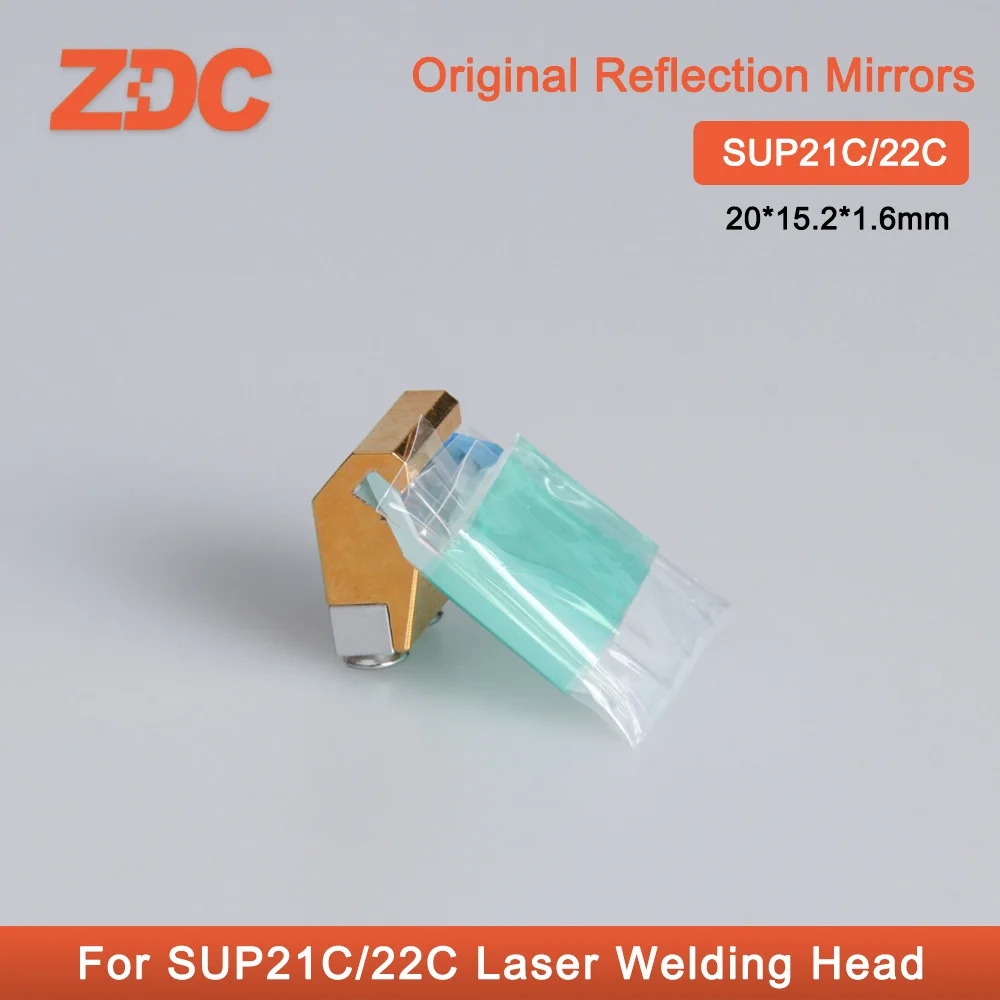 Imagem -04 - Reflexão do Laser Espelha 20x15.2x1.6 mm com o Suporte para a Cabeça de Limpeza Manual Sup21c 22c da Soldadura do Laser da Fibra a