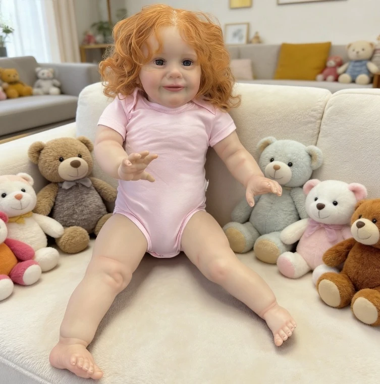 

NPK 26 дюймов, большой размер, 100% 3D-кожа ручной работы с видимыми венами, Reborn Zoe, реалистичная, мягкая на ощупь, приятная коллекционная художественная кукла