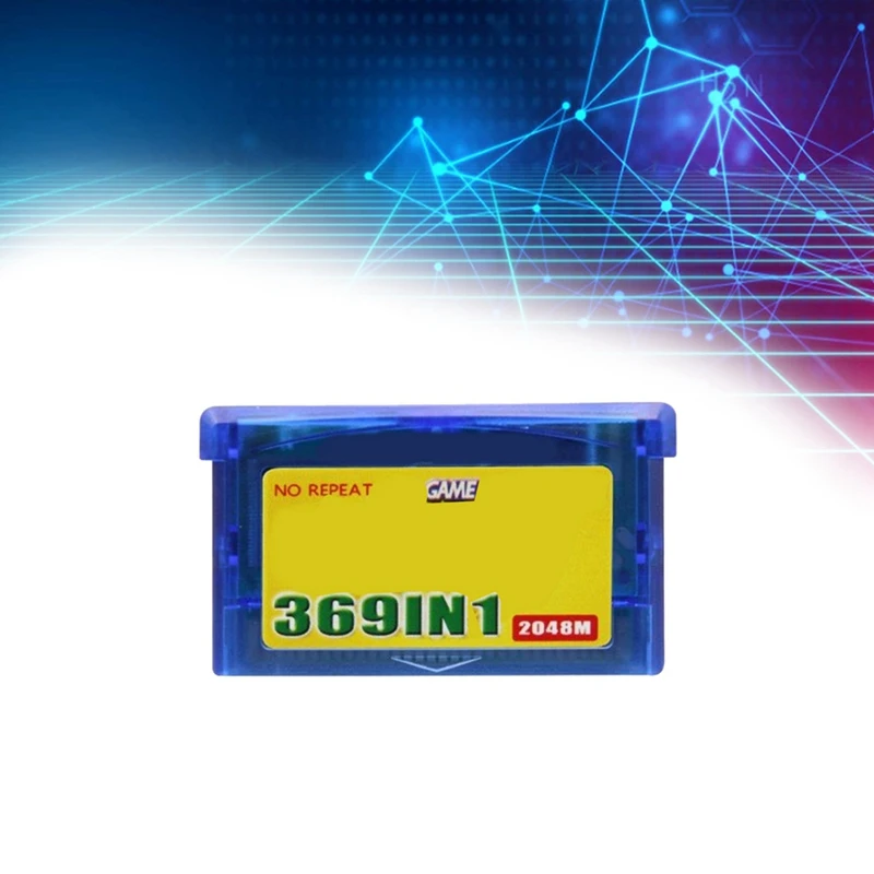 369-In-1 Game Cartridge For GBA Game Boy Advance Video Game Console Card English Combined Card