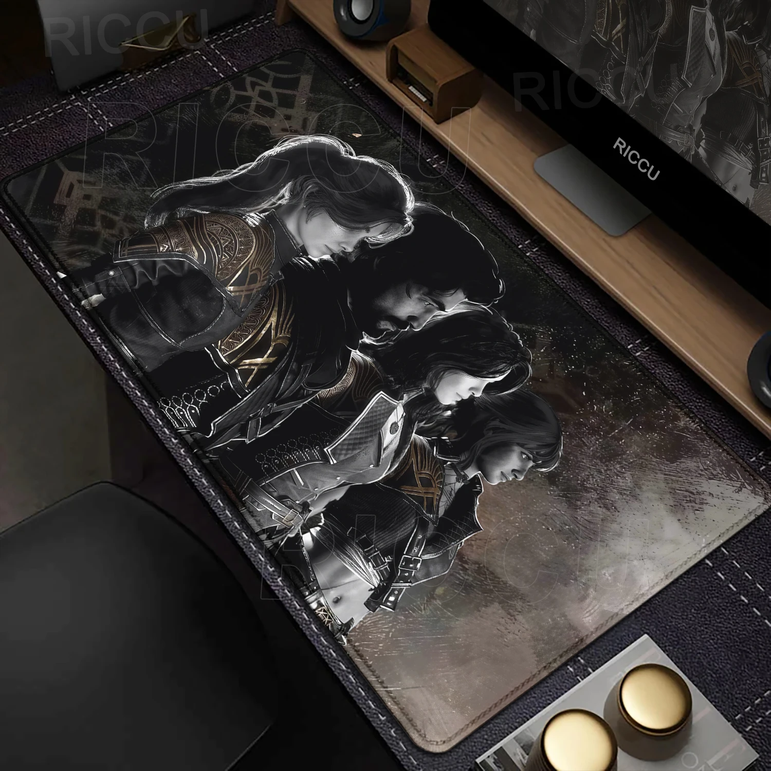 

Clair Obscur Expedition 33 Mouse Pad Large Keyboard Mousemat Gamer Mousepad Gaming PC Accessories XXL Extended Desk Mats 90x40CM