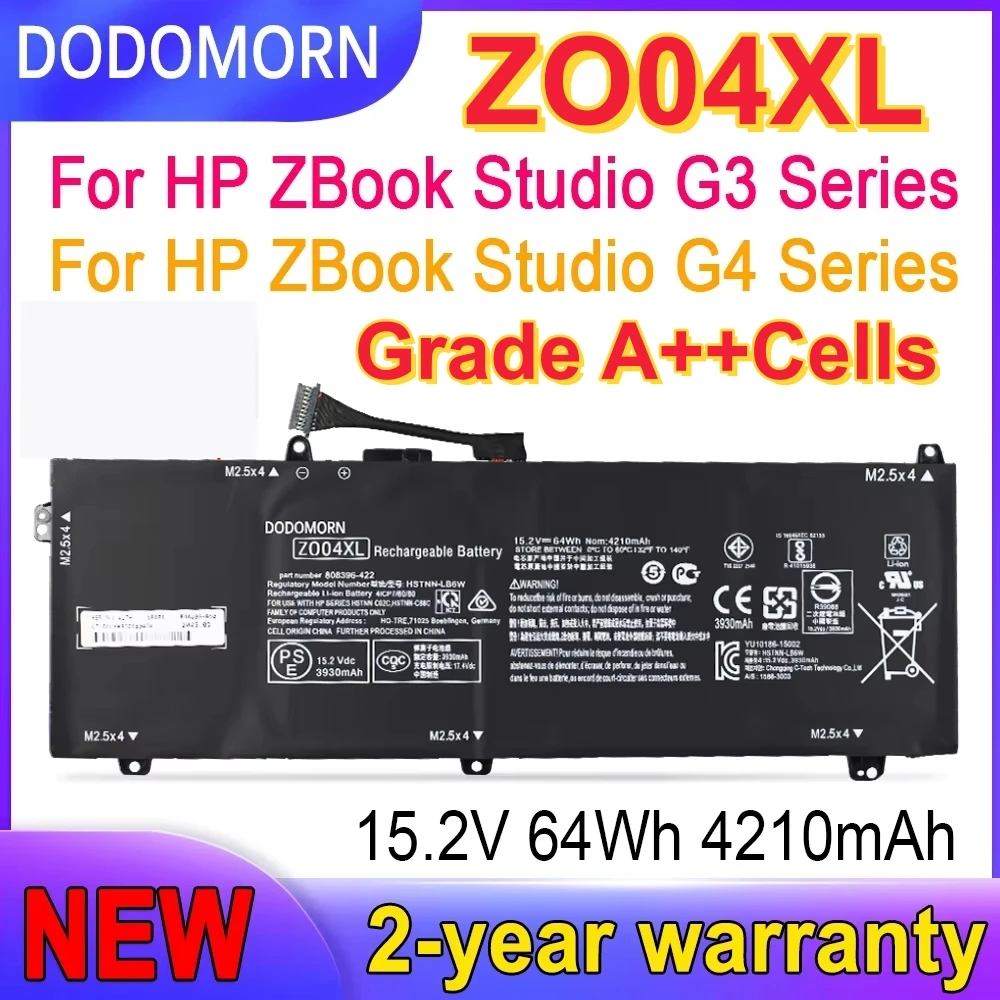 Batería Z004XL ZO04XL de alta calidad para HP ZBook Studio G3 G4 HSTNN-CS8C HSTNN-LB6W