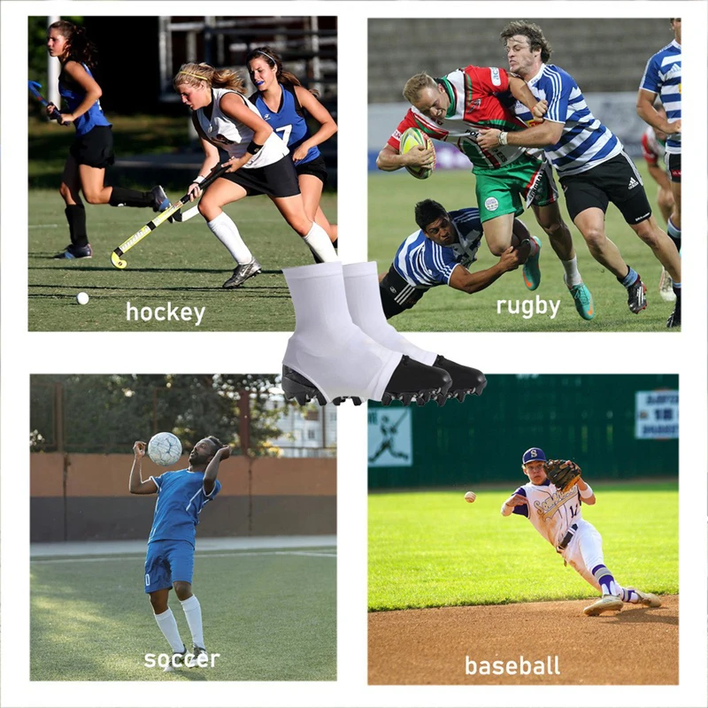 하키, 야구 및 축구 모래 방지 신발 커버에 적합한 1 쌍 축구 클리트 미끄럼 방지 발 커버