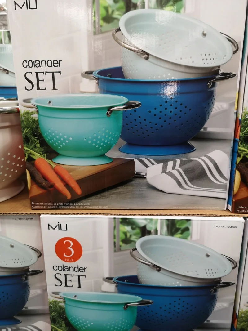 سلة تصريف من الفولاذ المقاوم للصدأ سلة فواكه أجانب تستخدم أيضًا لتناول الفواكه والخضروات سهلة وجذابة #2