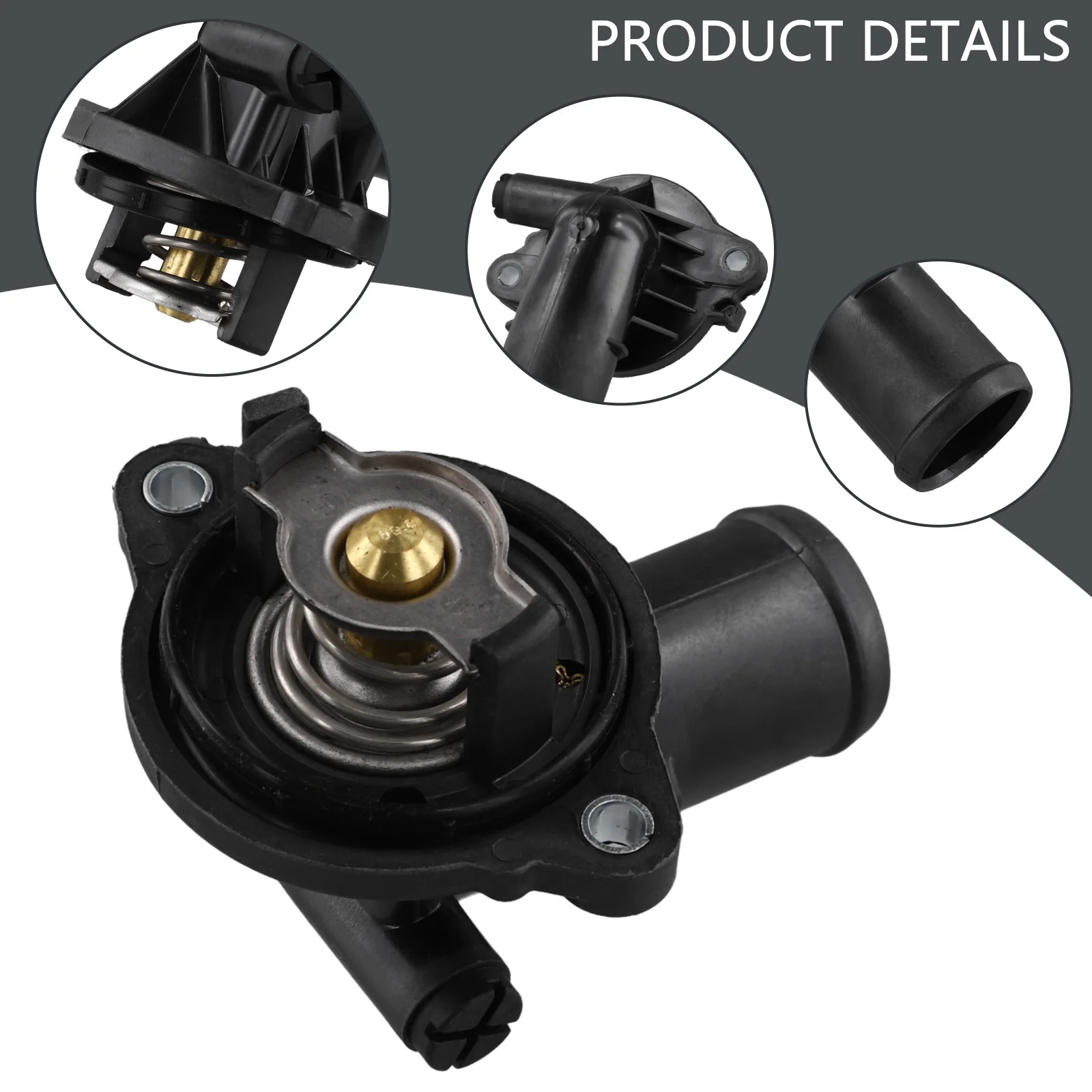 

Auto Parts Thermostat Housing Black Car Accessories Dustproof Replacement Installation Brand New For Dodge For Charger