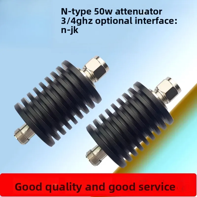 

Радиочастотный коаксиальный аттенюатор N-типа, 50 Вт, высокомощный, с фиксированным коэффициентом затухания