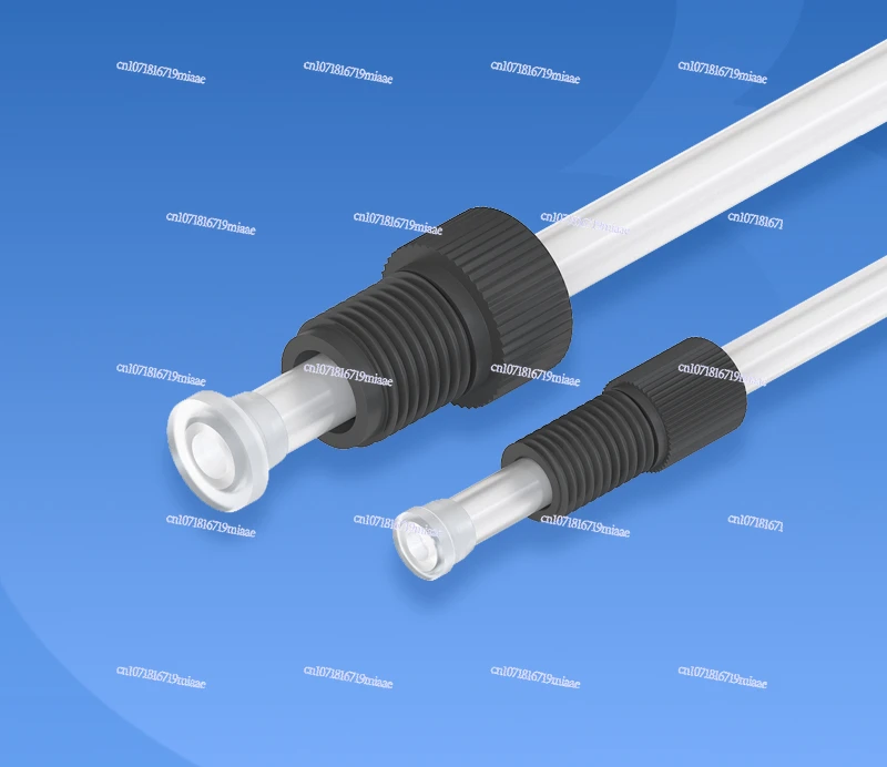 Inverted cone joint 5/16-24 UNF thread 1/2-20 UNF chromatograph casing blade ring quick screw joint