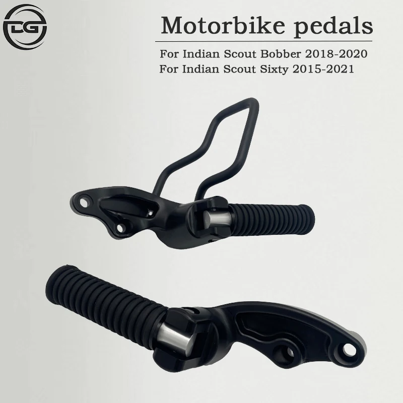 For Indian Scout Sixty Bobber 2015-2021 Motorcycle Folding Rear Passenger Footpeg Footrest Mounting Bracket Anti-scalding Rack