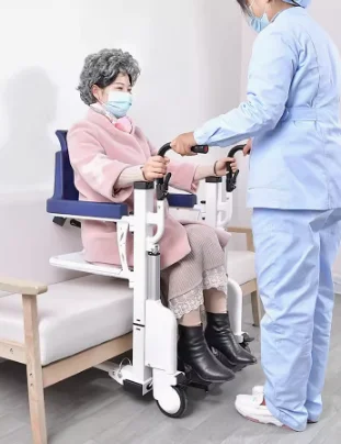 Multifunctional transfer chair, paralyzed elderly electric lift chair, disabled home care, bath transfer machine, transfer car