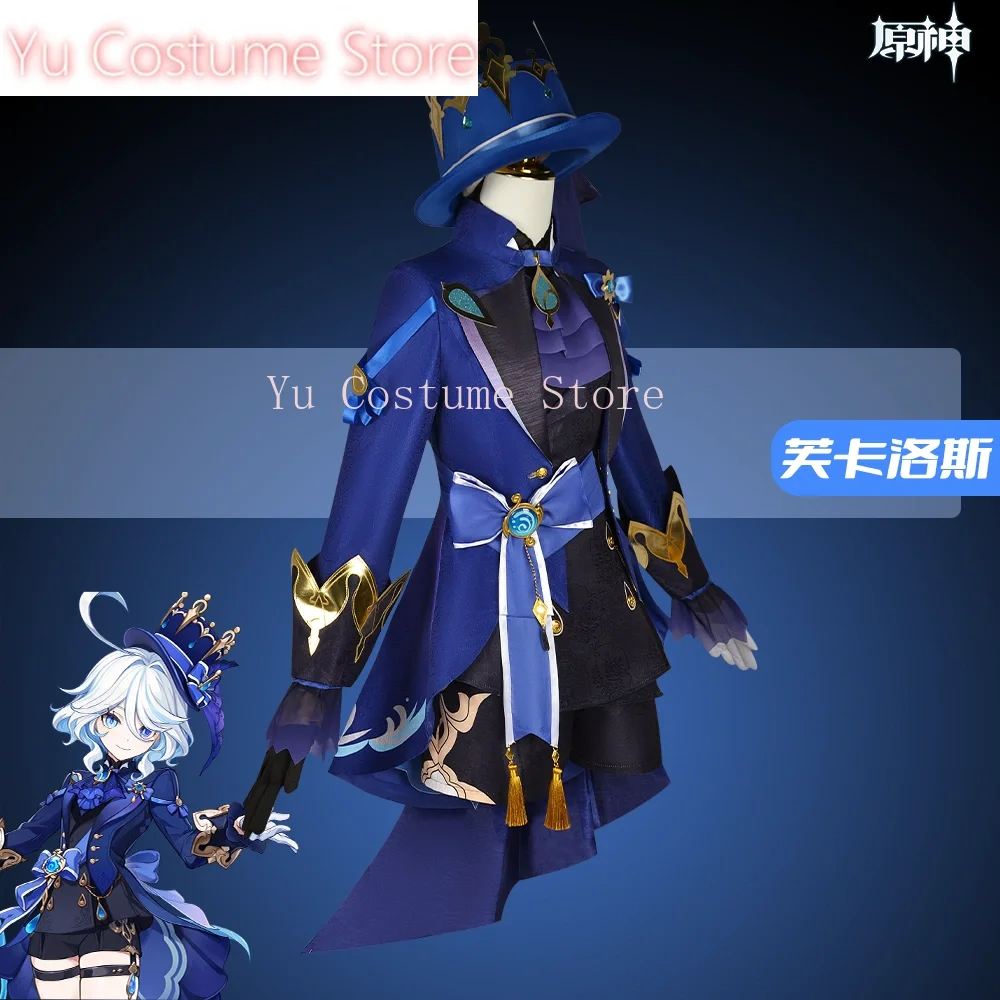 

Genshin Impact Furina De Fontaine Gown Womne Cosplay Costume Cos Game Anime Party Uniform Hallowen Play Role Clothes Clothing