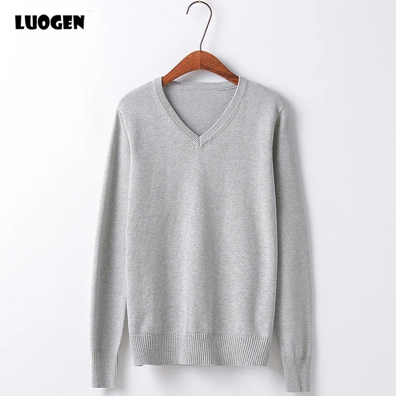 Japanese school style JK sweater uniforms men and women students knitting V-neck sets of long-sleeved cotton sweater uniforms