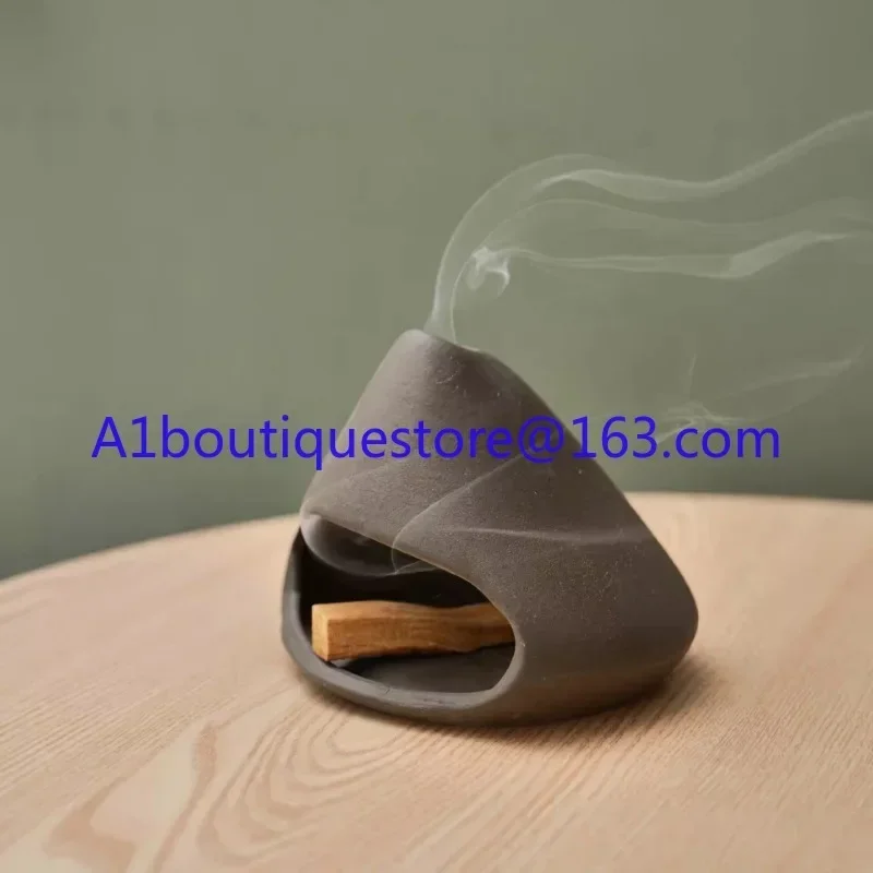 세라믹 향로 신성한 나무 트레이 랙 삼나무 세이지 트레이