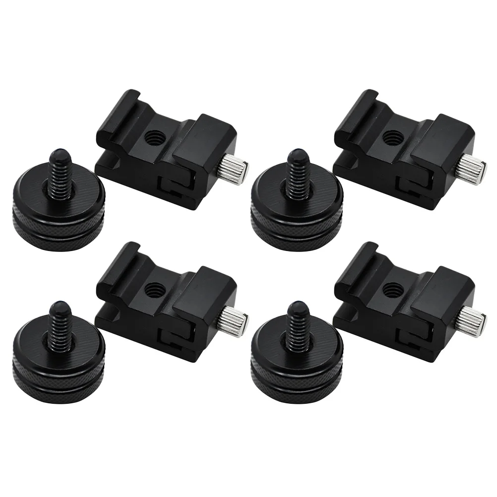 

8 PCS/Set Sports Camera Stand Screw Adapter Abs Rig Accessories Cold Shoe Flash