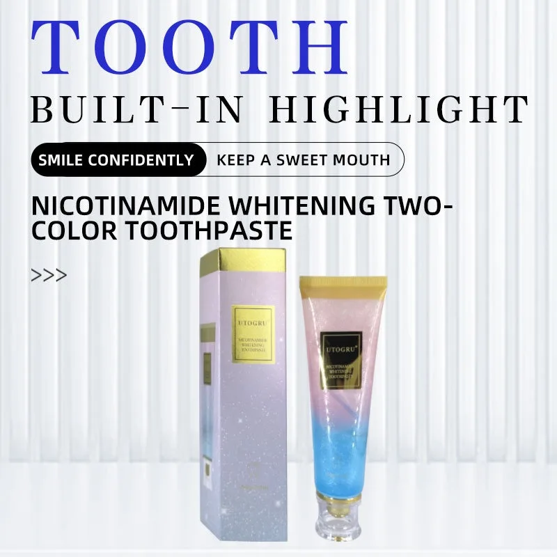Ниацинамидная зубная паста для пожелтения, удаления окрашивания, отбеливания, чистки зубов, свежести, дыхания, чистки полости рта, ухода за зубной пастой